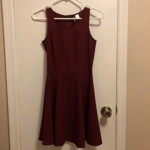 H&M Maroon Sleeveless Dress